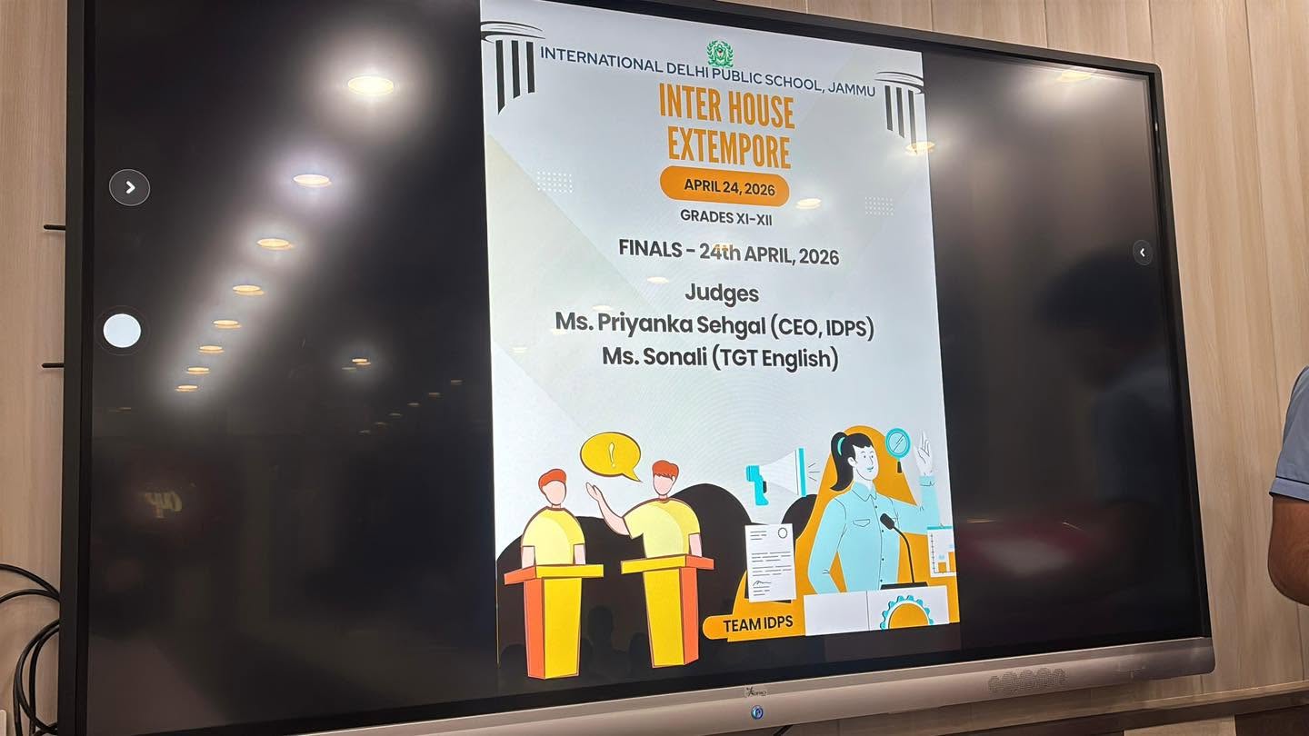 Inter-House Extempore Competition